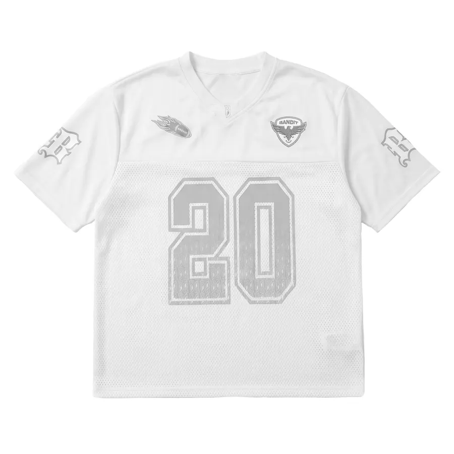 WHITE/GREY | JERSEY — Bandit Europe