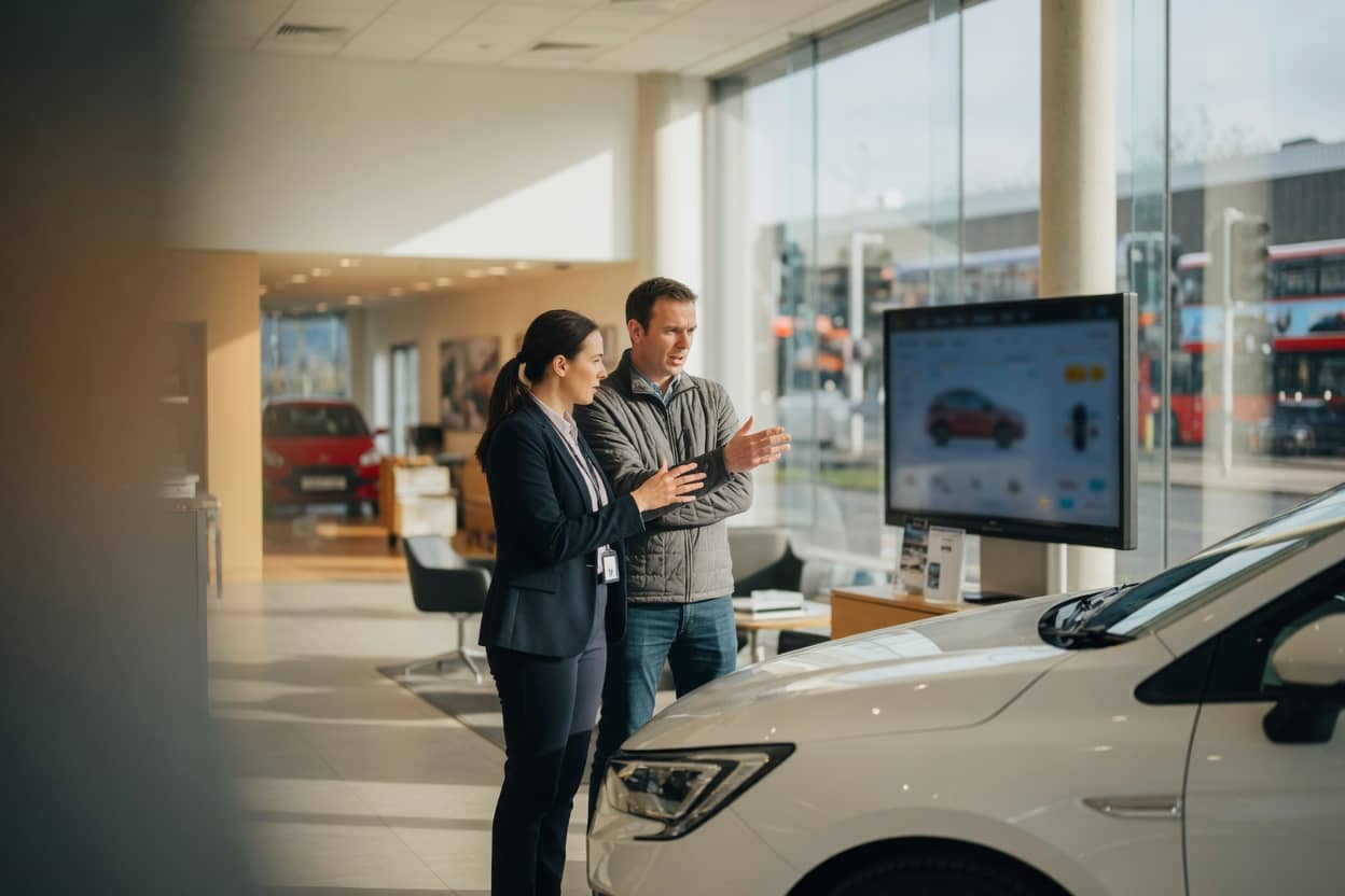 Automotive business in Manchester using AI — automotive AI development by Debut Web Consultants