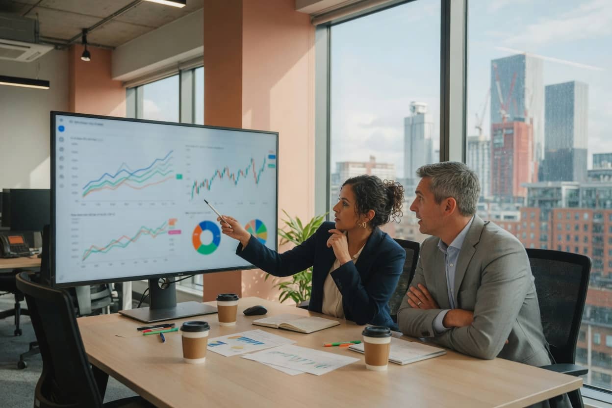 Financial Services & Fintech business in Manchester using AI — financial services & fintech AI development by Debut Web Consultants
